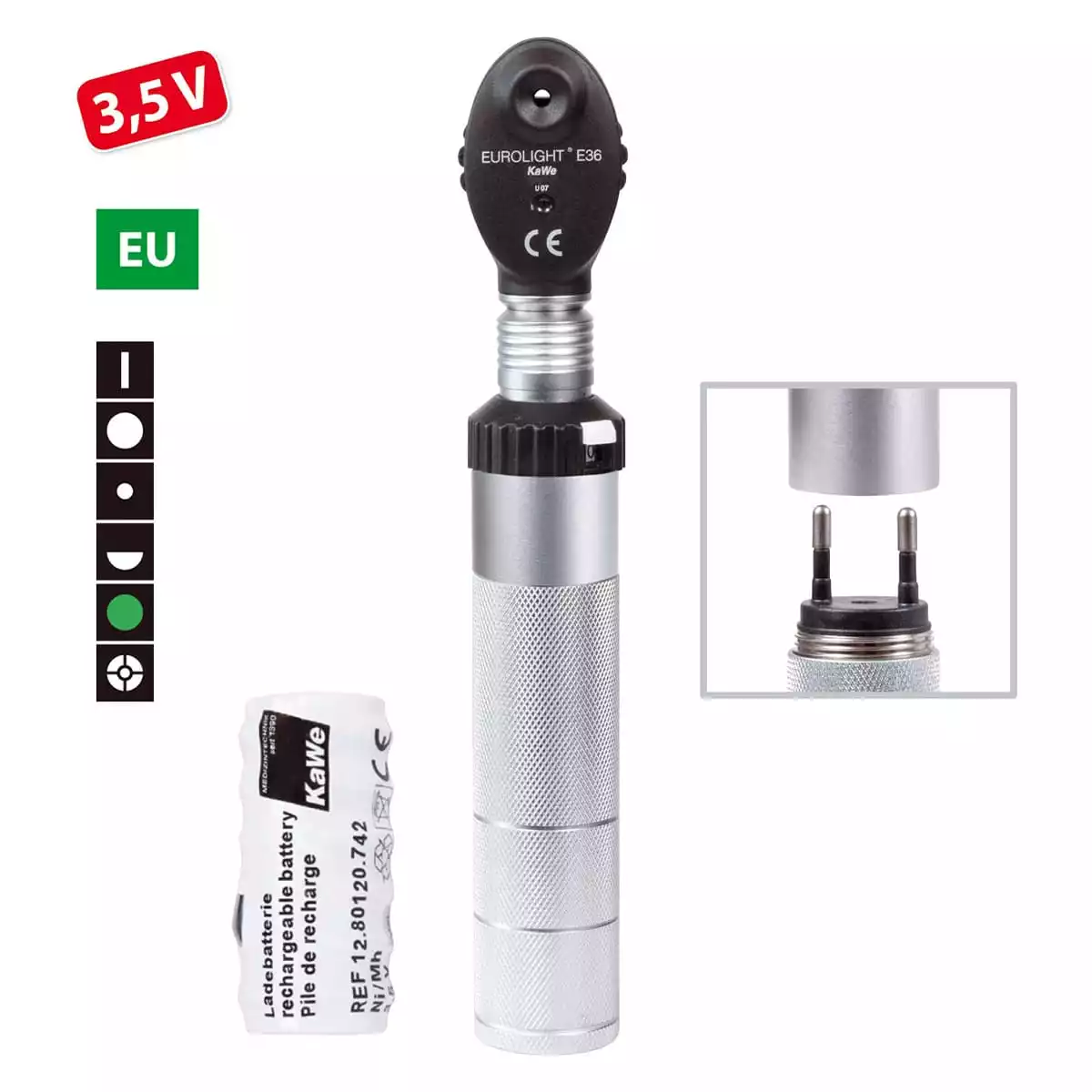  EUROLIGHT E36 / 3,5 V Ophthalmoskop