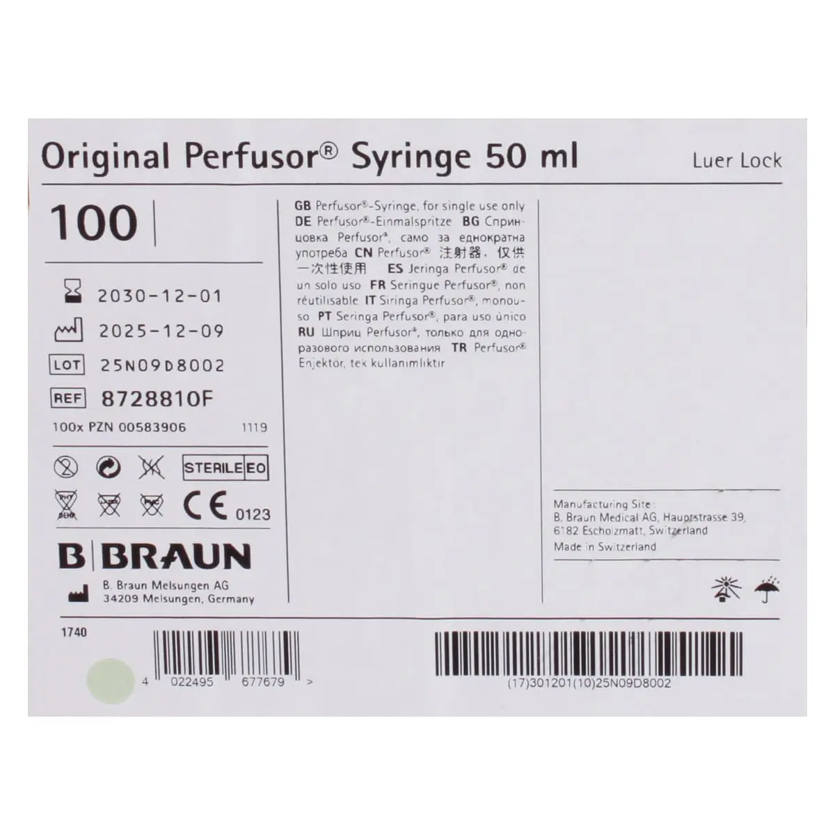 Original-Perfusor-Spritzen 50 ml Original-Perfusor-Spritzen 50 ml