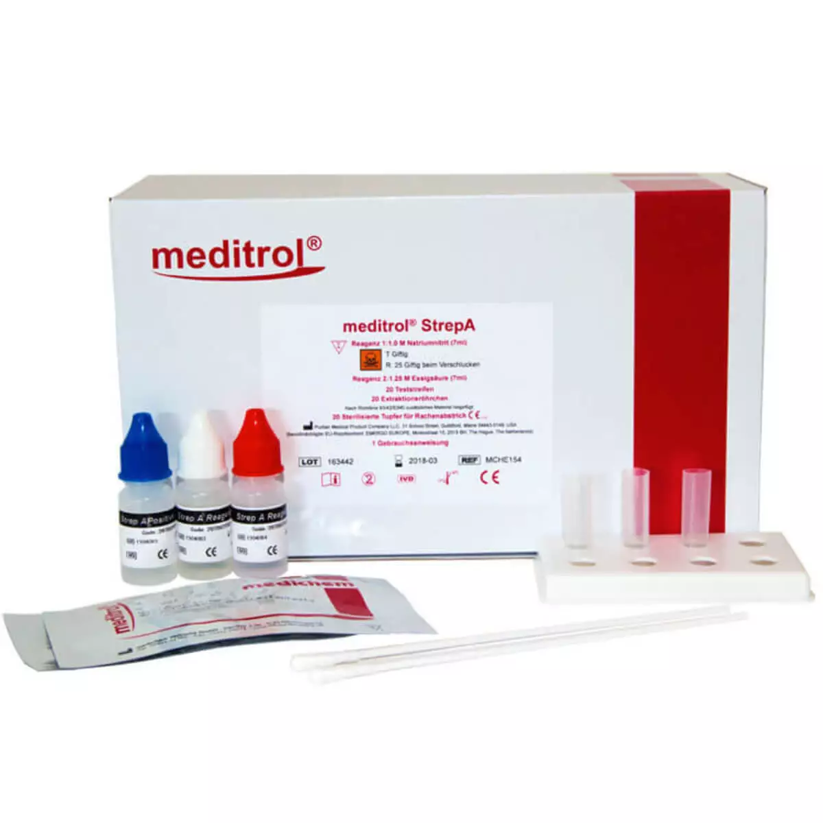  Tests rapides meditrol Strep-A