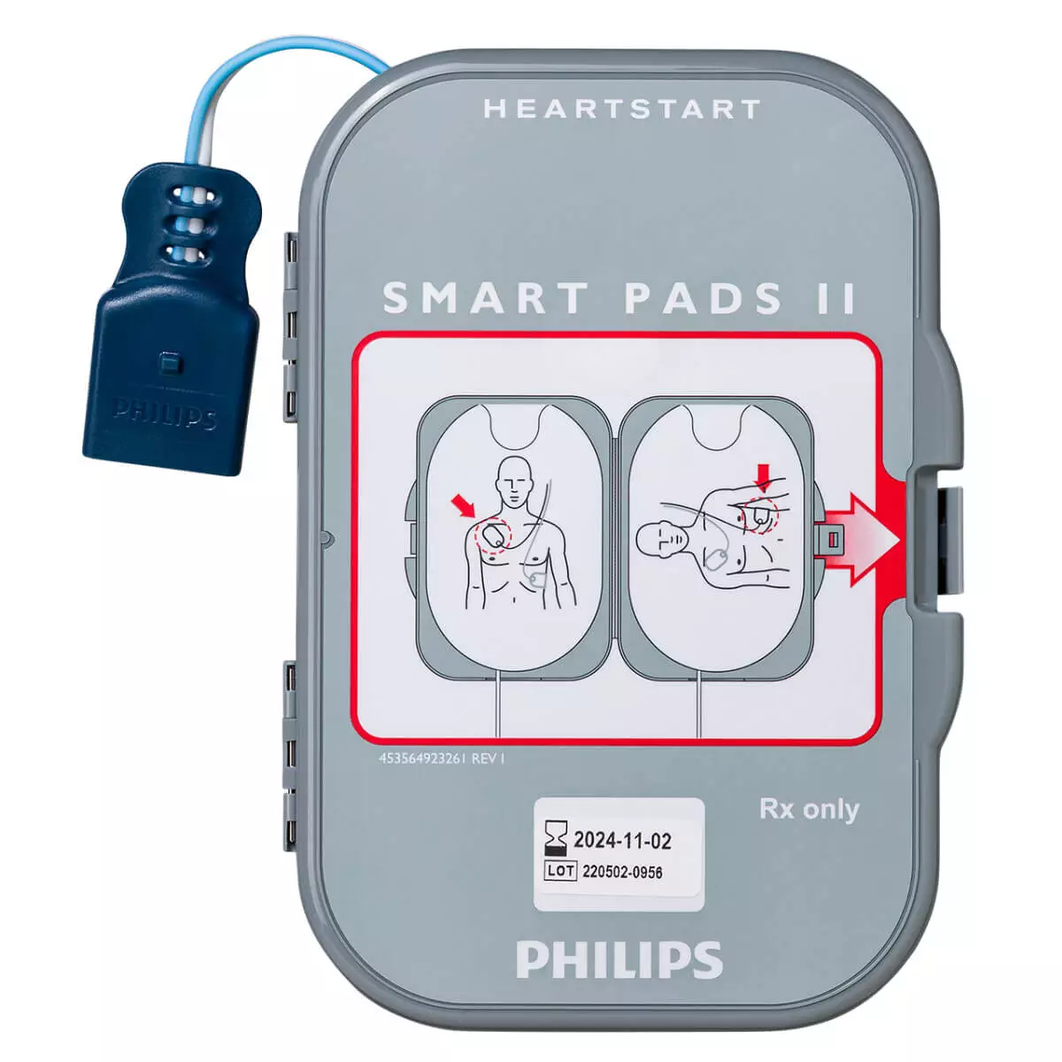  SMART-Pads II Cassette d'électrodes pour défibrillateur FRx