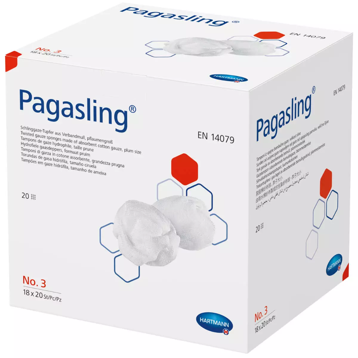Pagasling sterile Schlinggazetupfer Pagasling sterile Schlinggazetupfer