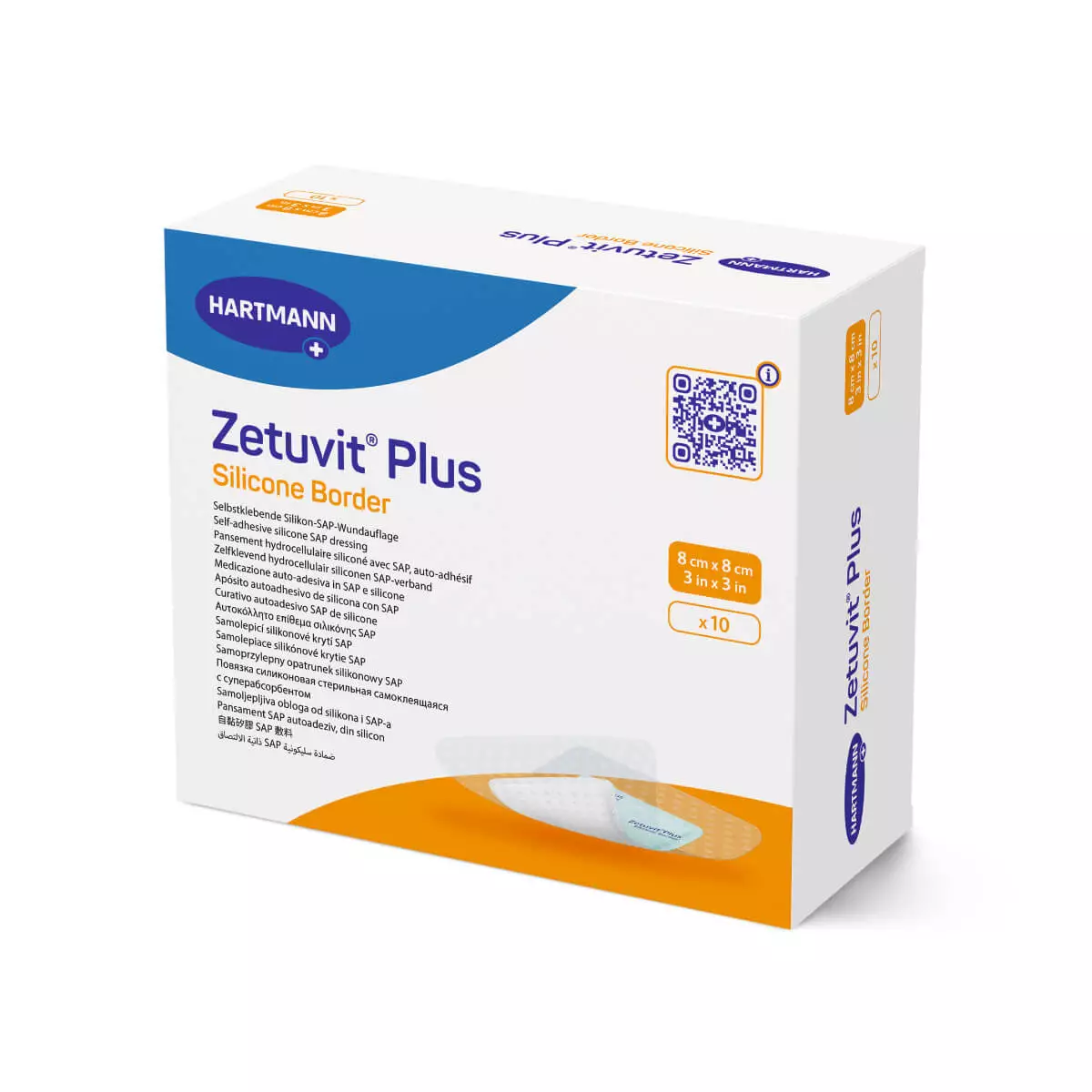 Zetuvit Plus Silicone Border Wundauflage