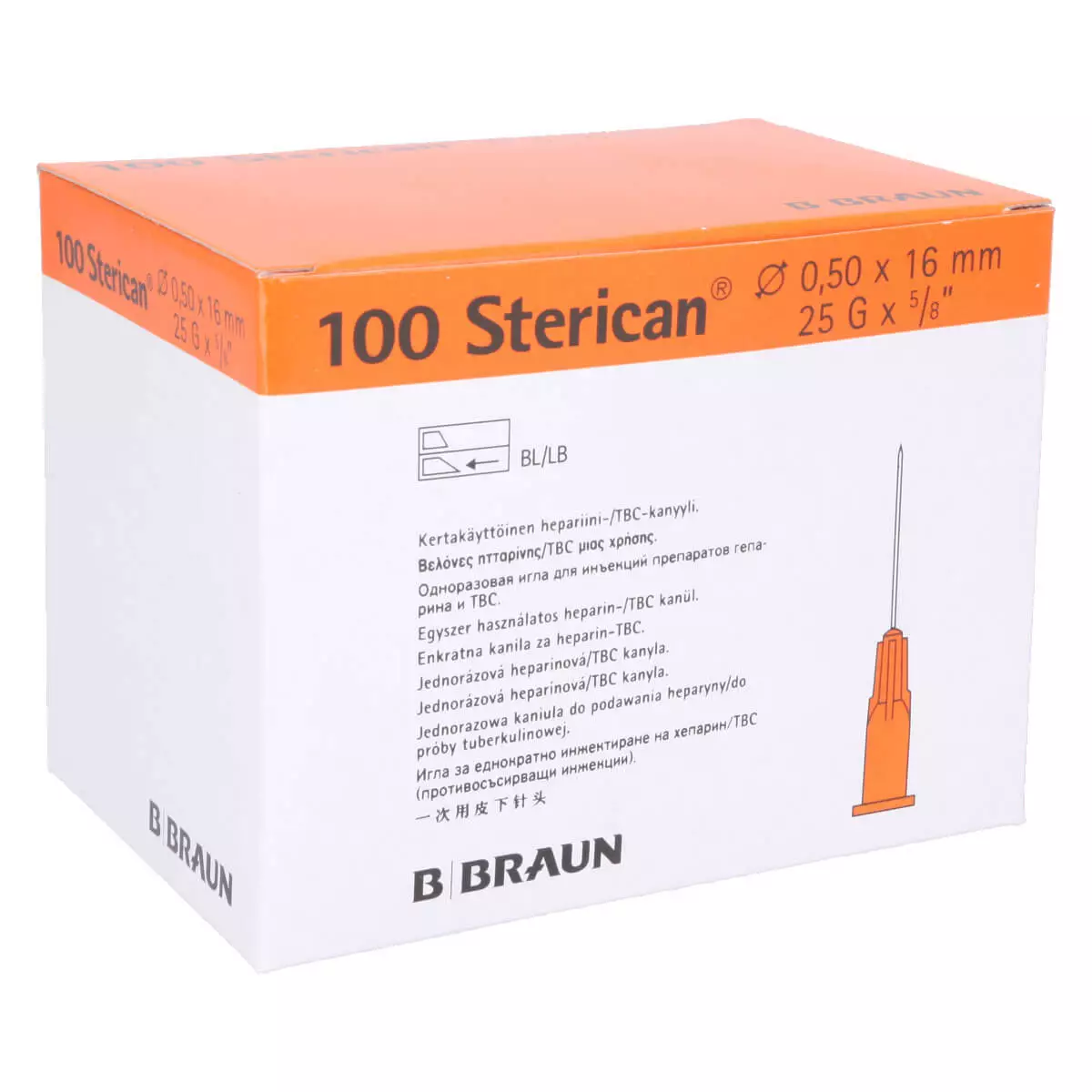  Aiguilles à héparine et tuberculine Sterican