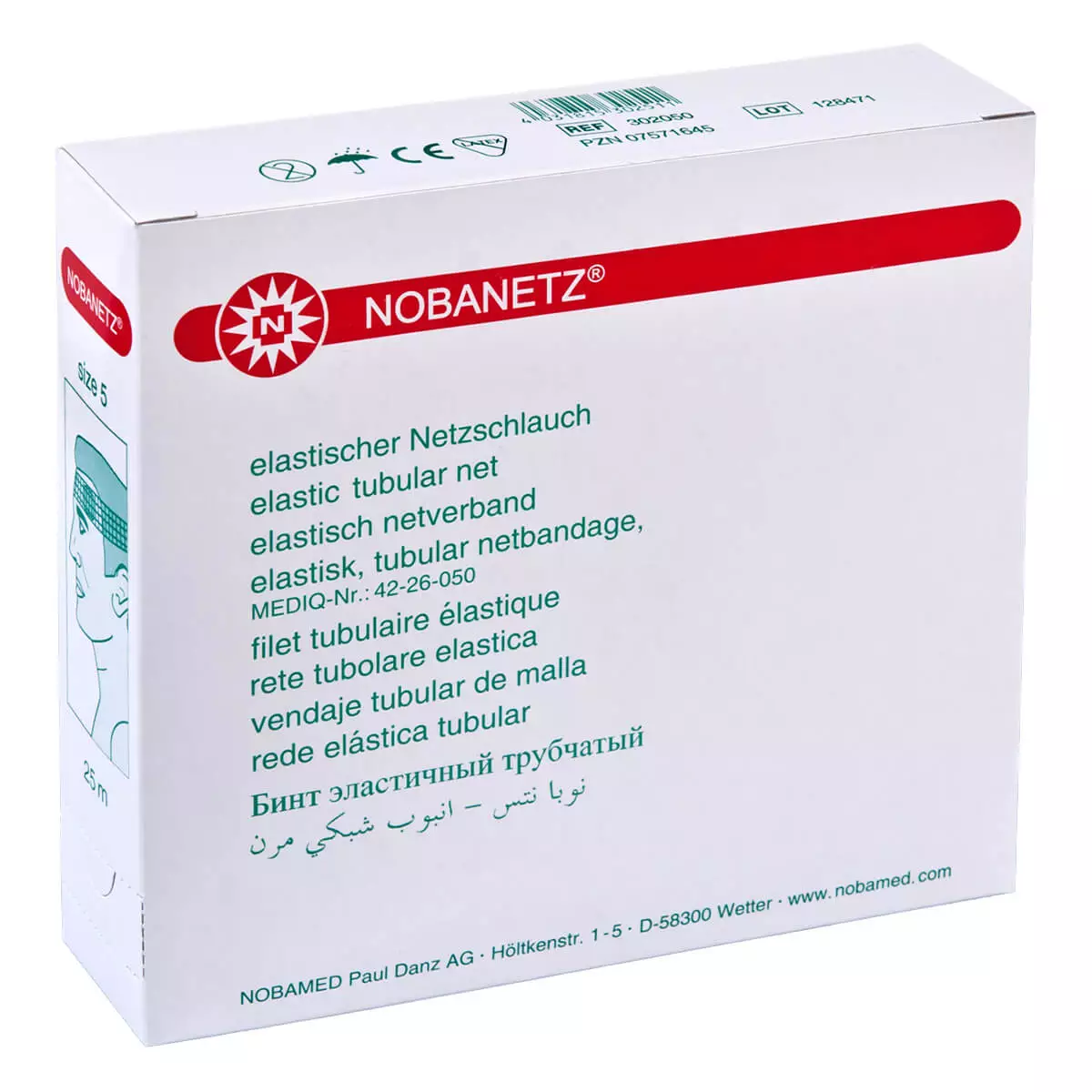  Bandage tubulaire en mailles NOBANETZ