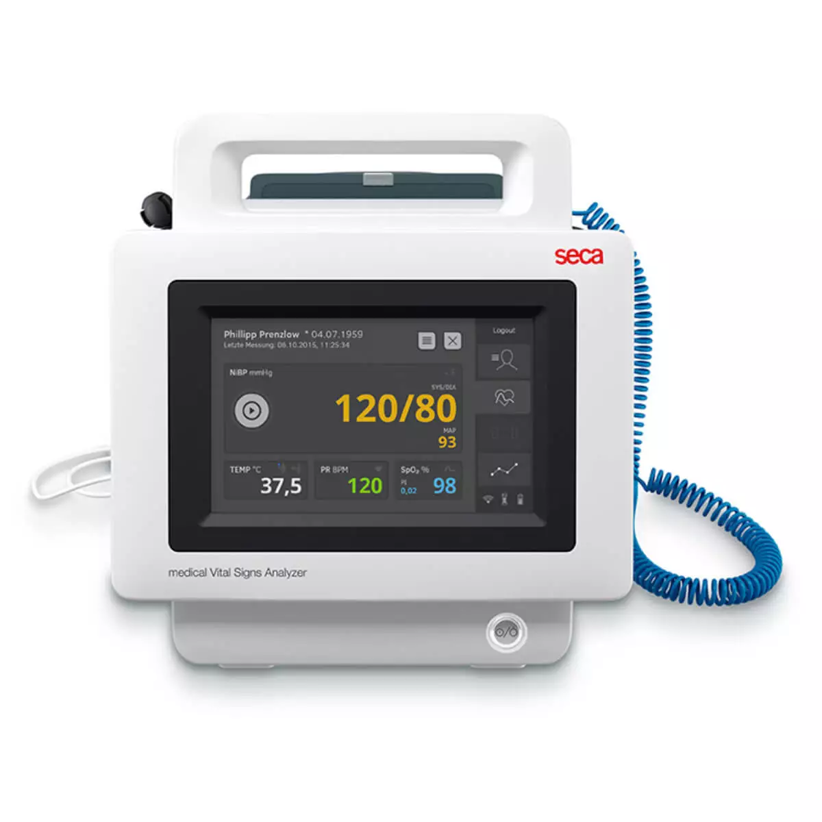  Analyseur médical de signes vitaux mVSA 535