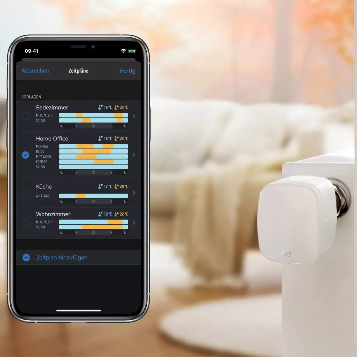  Thermostat de radiateur intelligent Eve Thermo