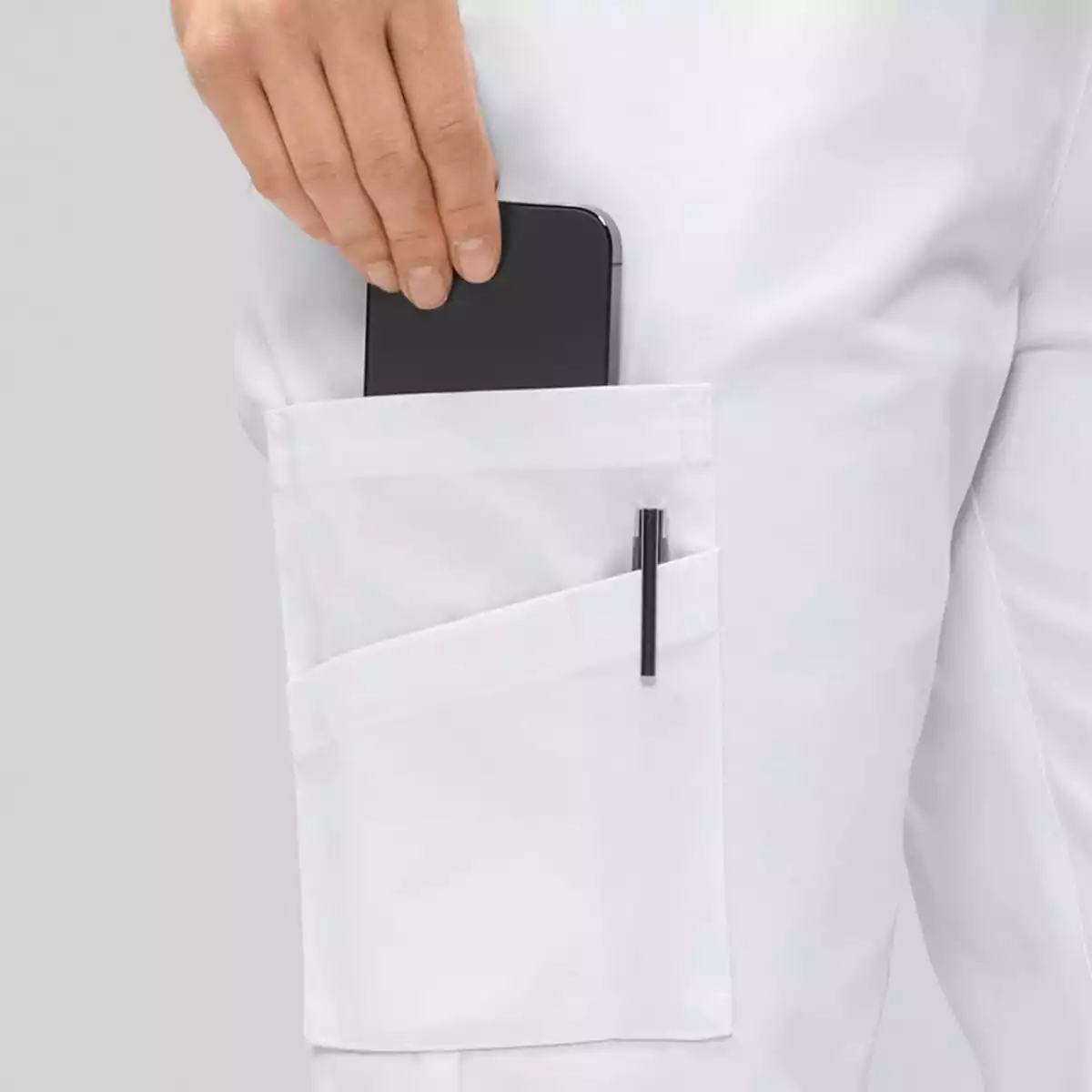  Pantalon médical mixte à taille élastique Milano