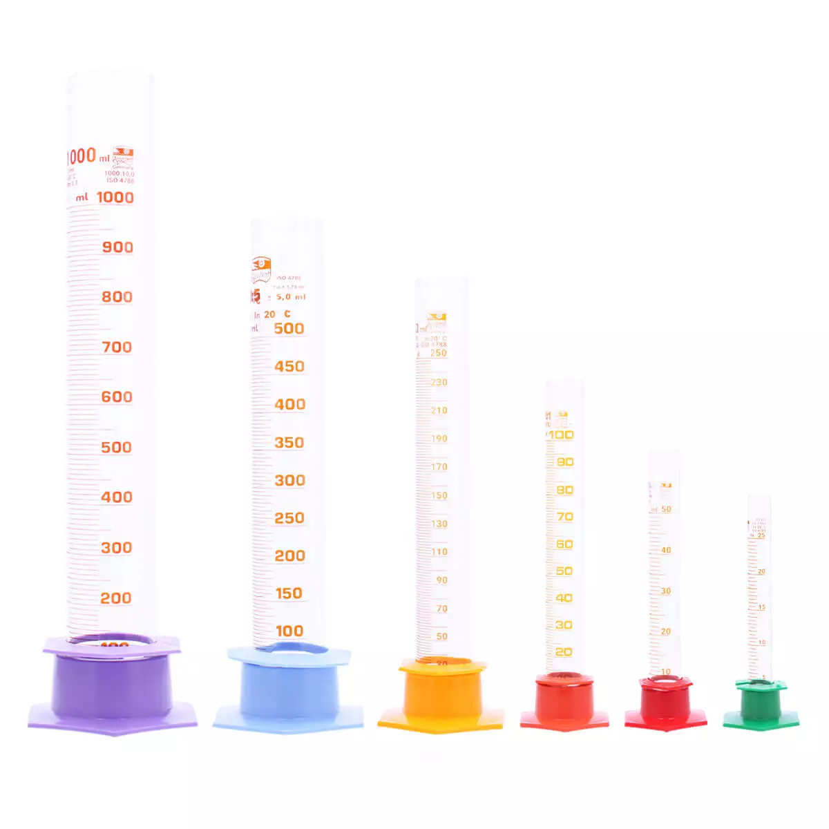  Éprouvette graduée en verre