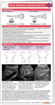 Sono Abdomen pocketcard Set Sono Abdomen pocketcard Set