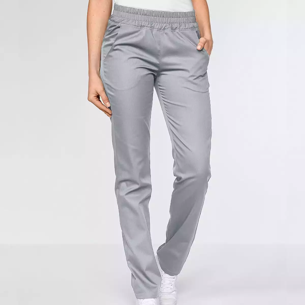 Pantalon à taille élastique pour femme Napoli