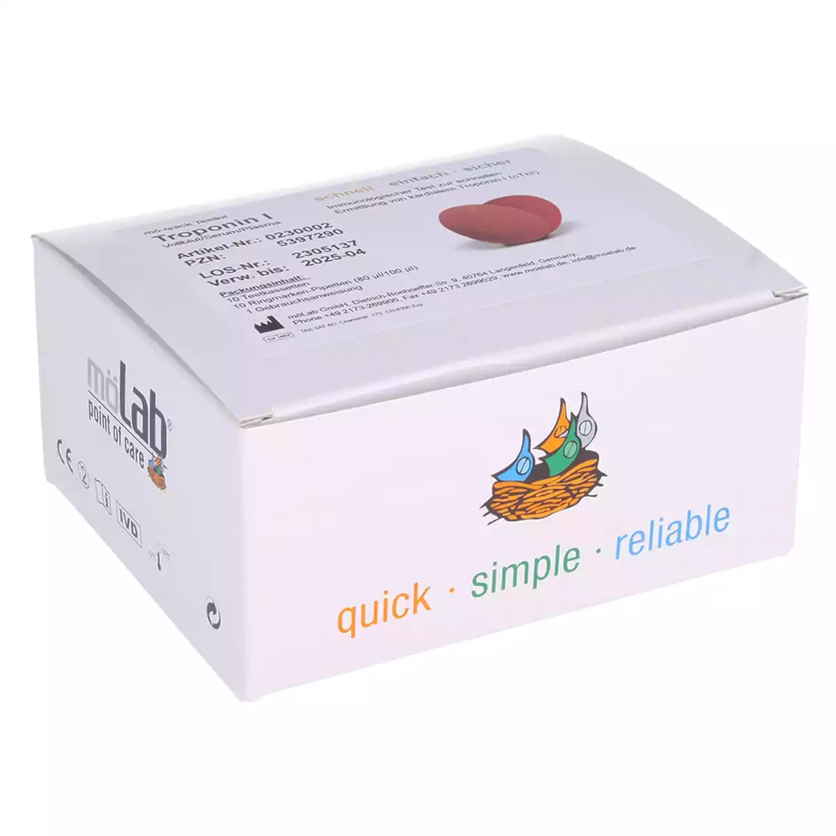  Test de troponine I qualitatif