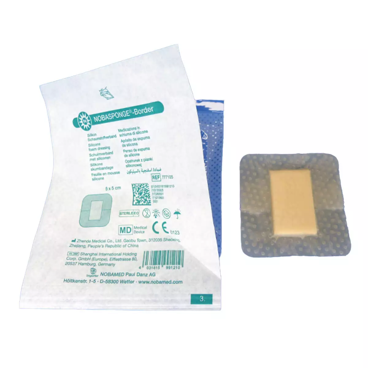  Pansement en mousse silicone NOBASPONGE Border