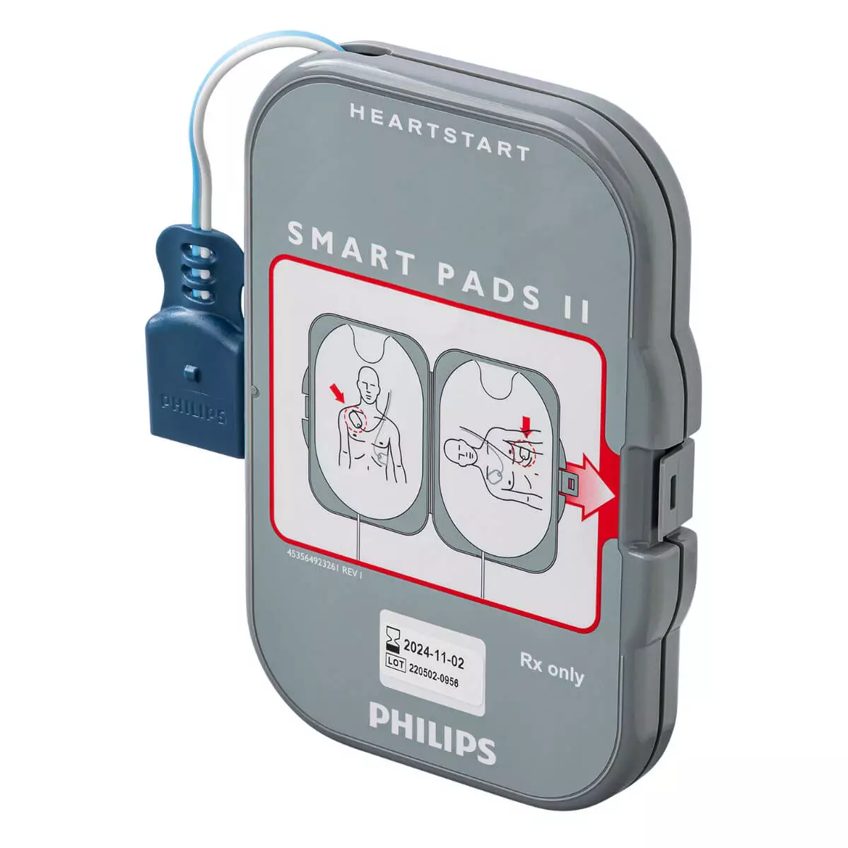  SMART-Pads II Cassette d'électrodes pour défibrillateur FRx