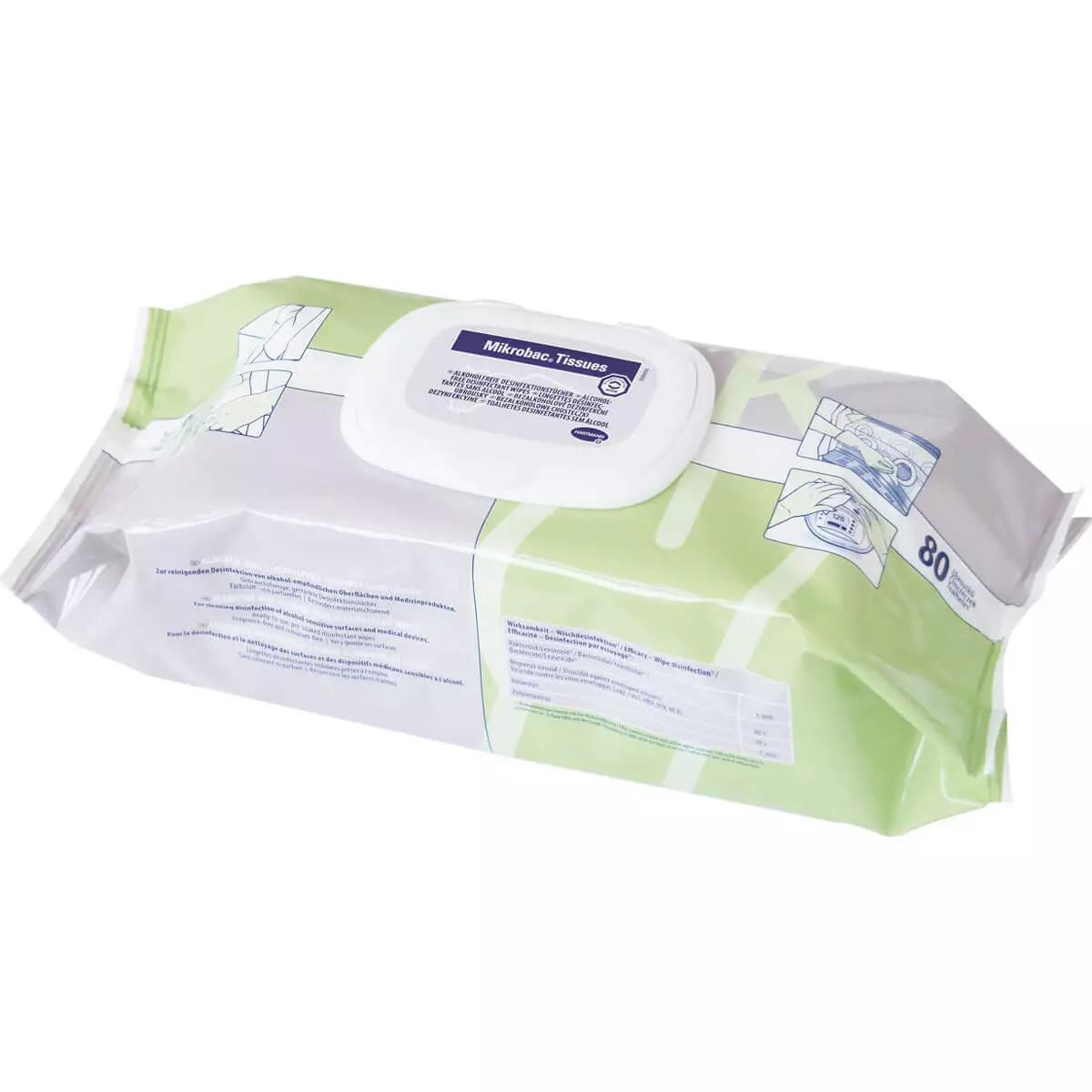  Mikrobac Tissues Lingettes désinfectantes