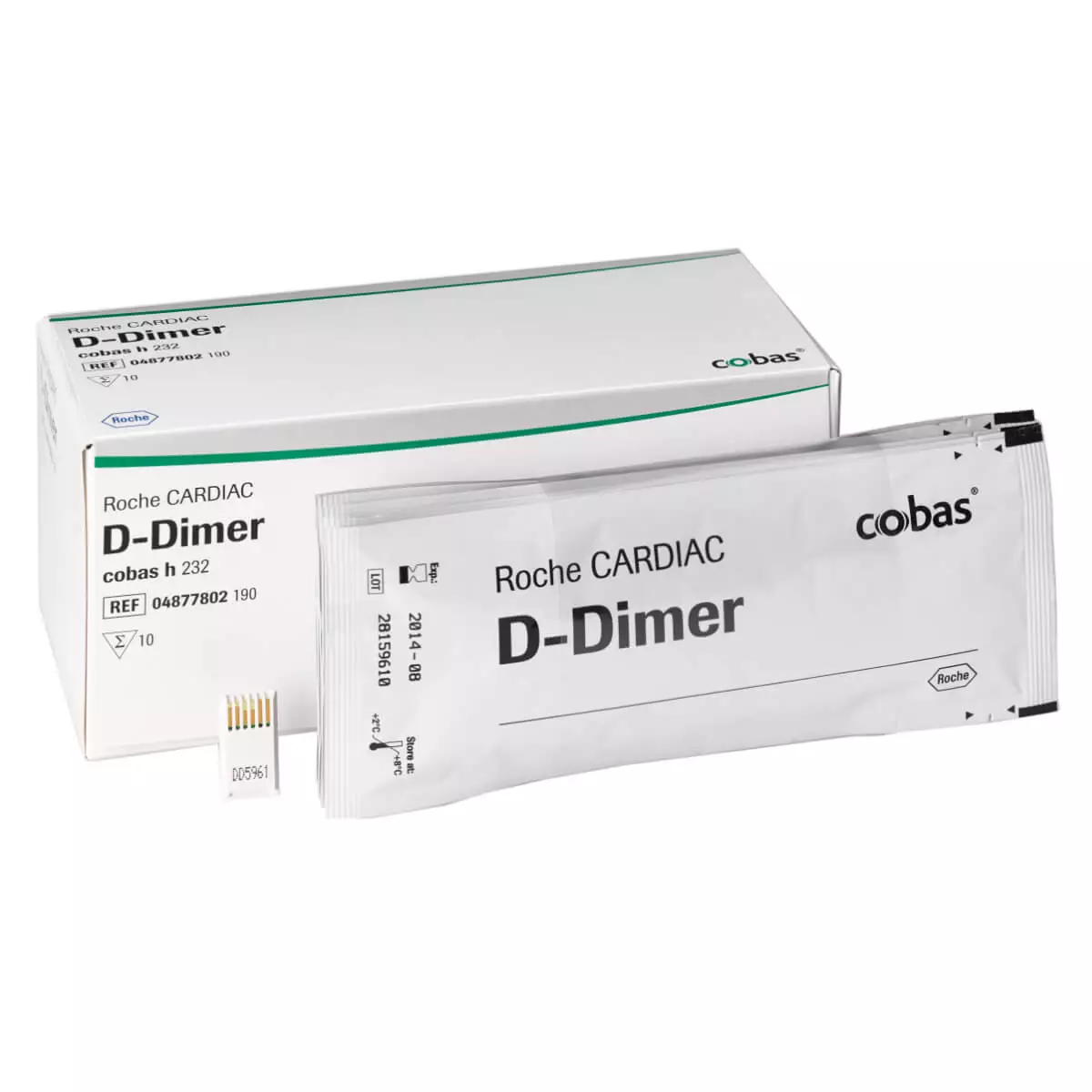  Bandelettes de test CARDIAC D-Dimer pour cobas h 232