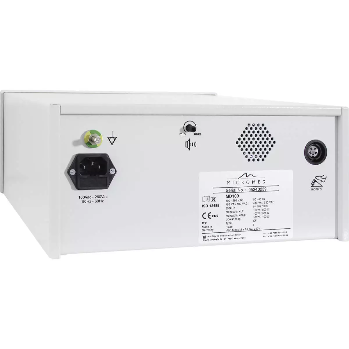  Appareil d'électrochirurgie HF MD 100