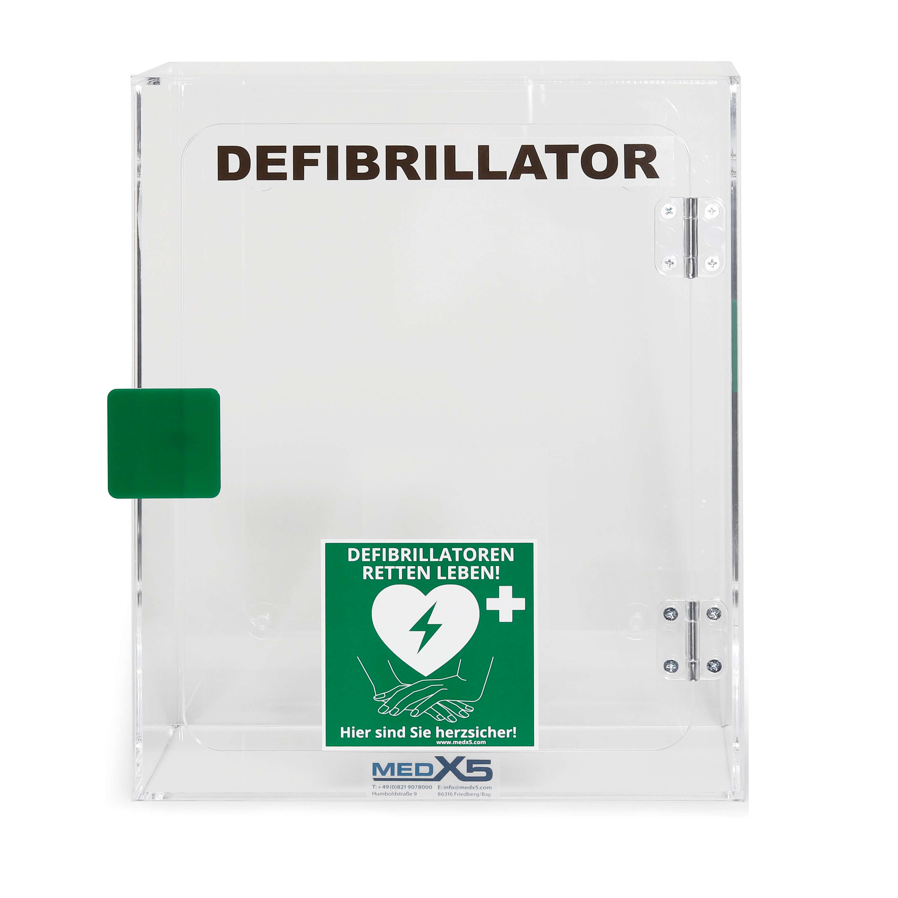 Wandkasten für MedX5 HeartSine Defibrillator  Wandkasten für MedX5 HeartSine Defibrillator