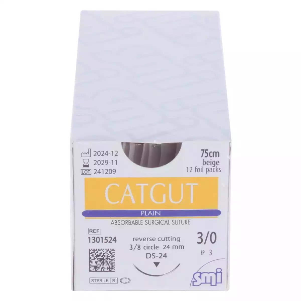  Fil de suture Catgut Plain pour chirurgie vétérinaire