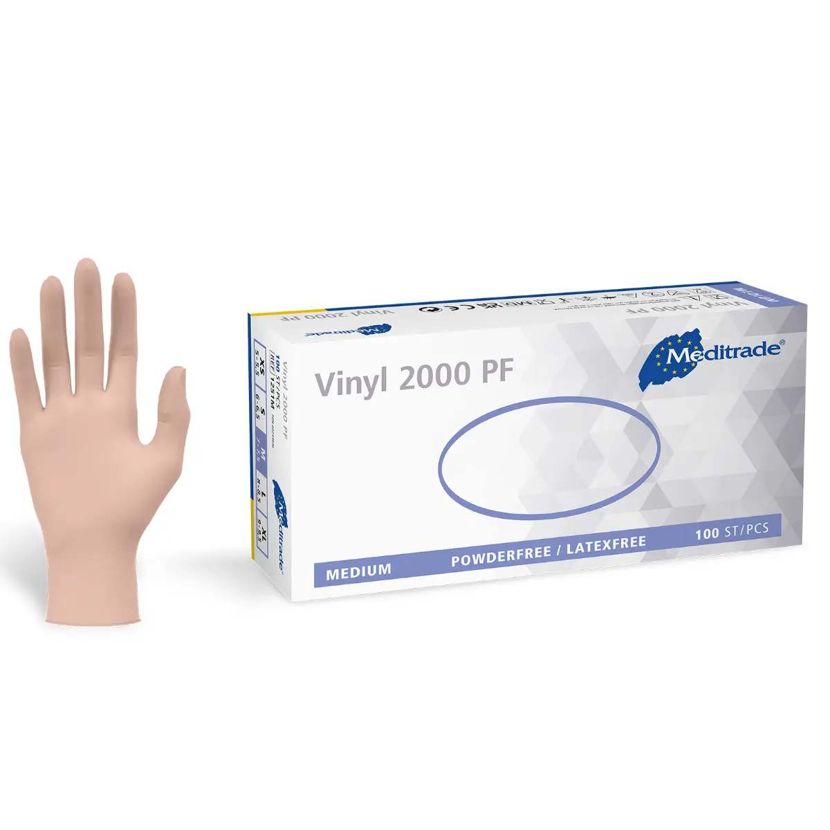  Vinyl 2000 PF Handschuhe