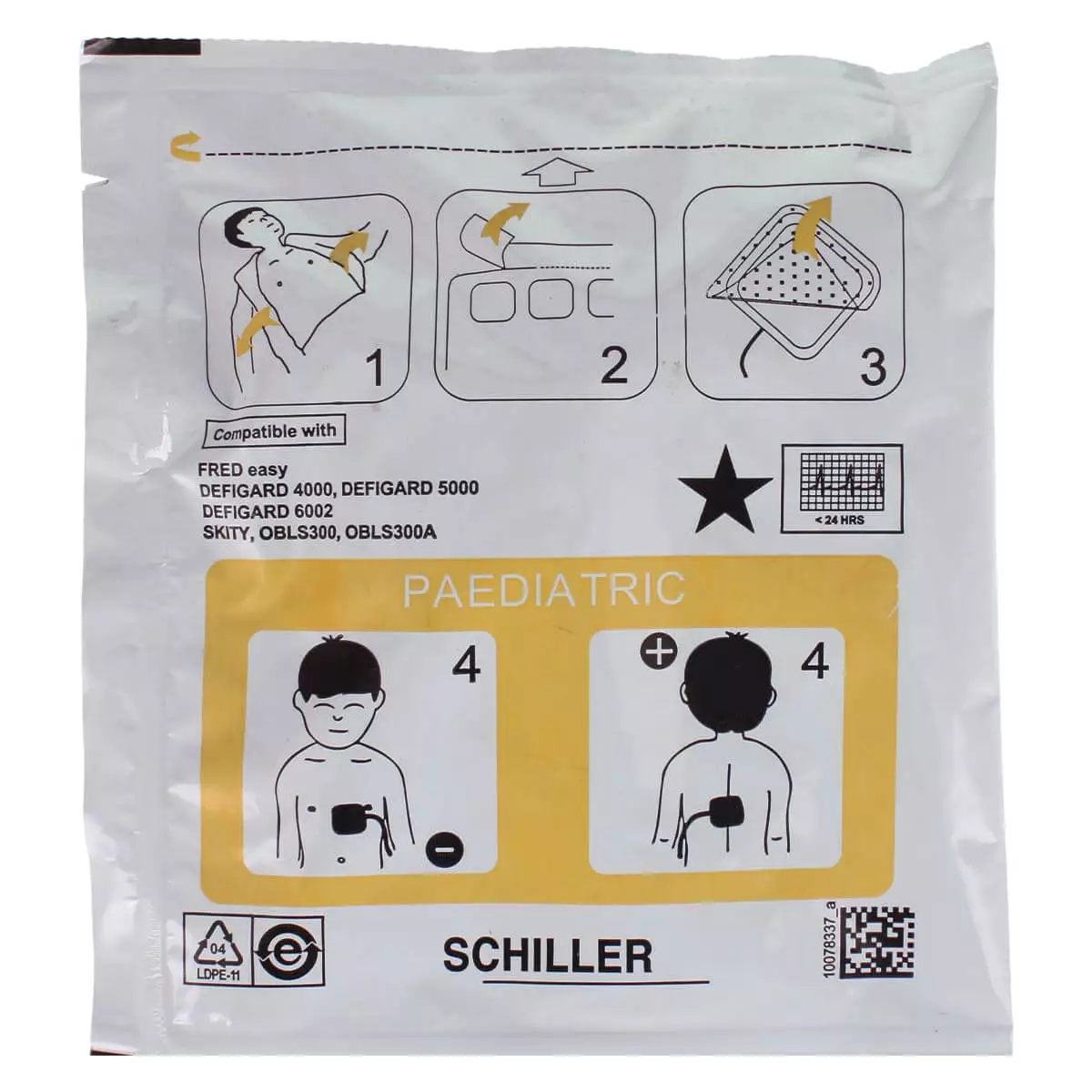 Électrodes pour défibrillateur FRED easy