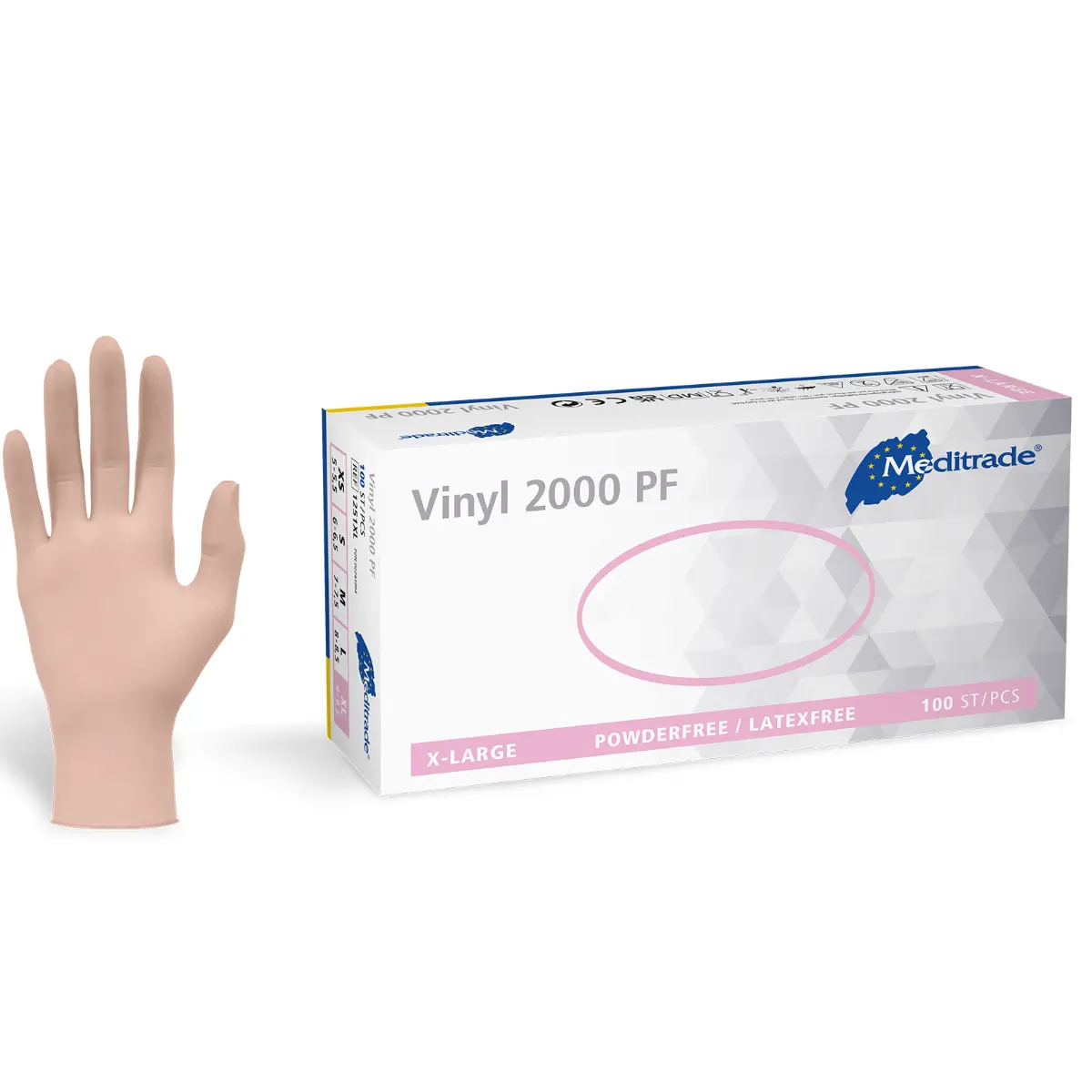  Vinyl 2000 PF Handschuhe