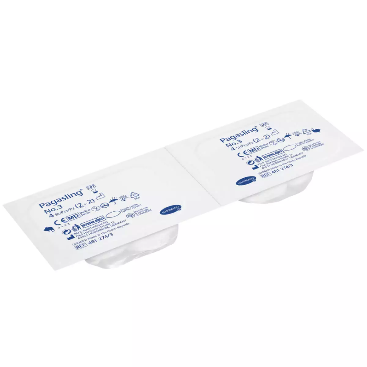  Tampon de gaze hydrophile stérile Pagasling