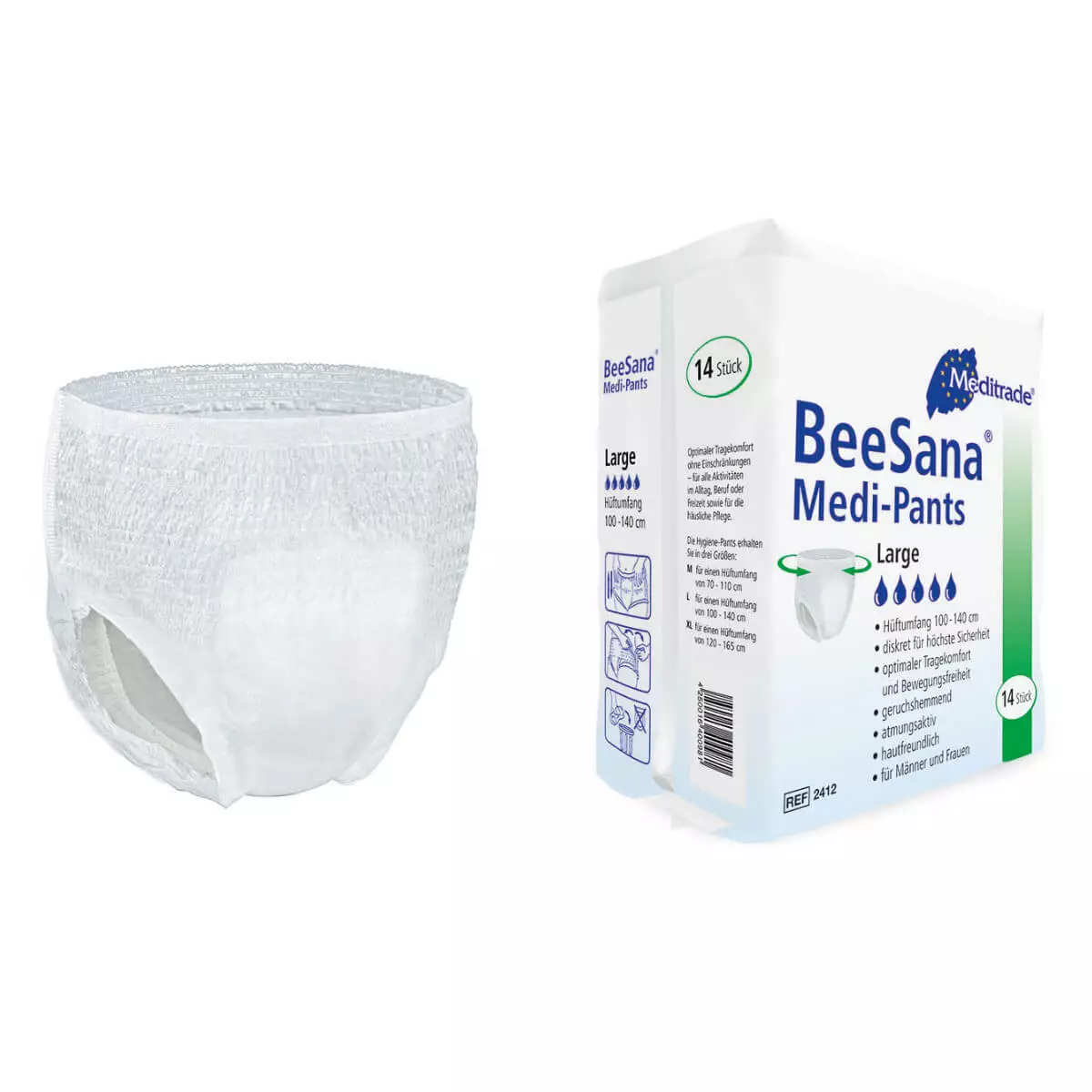  Slip pour l'incontinence BeeSana Medi-Pants
