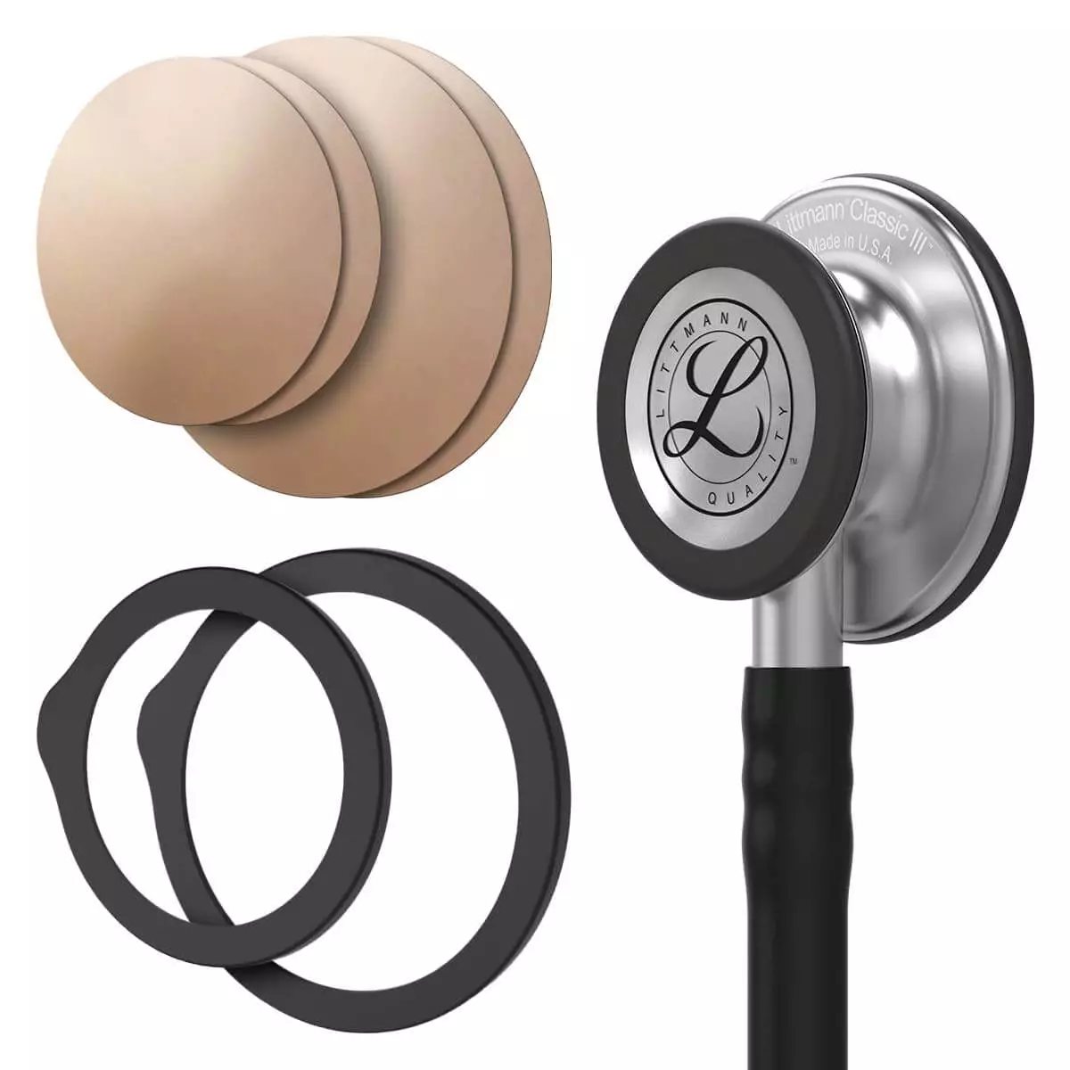 Spar-Bundle: Littmann® Classic III™ Stethoskop + antimikrobielle Kupfermembran "Drums" Spar-Bundle: Littmann® Classic III™ Stethoskop + antimikrobielle Kupfermembran "Drums"