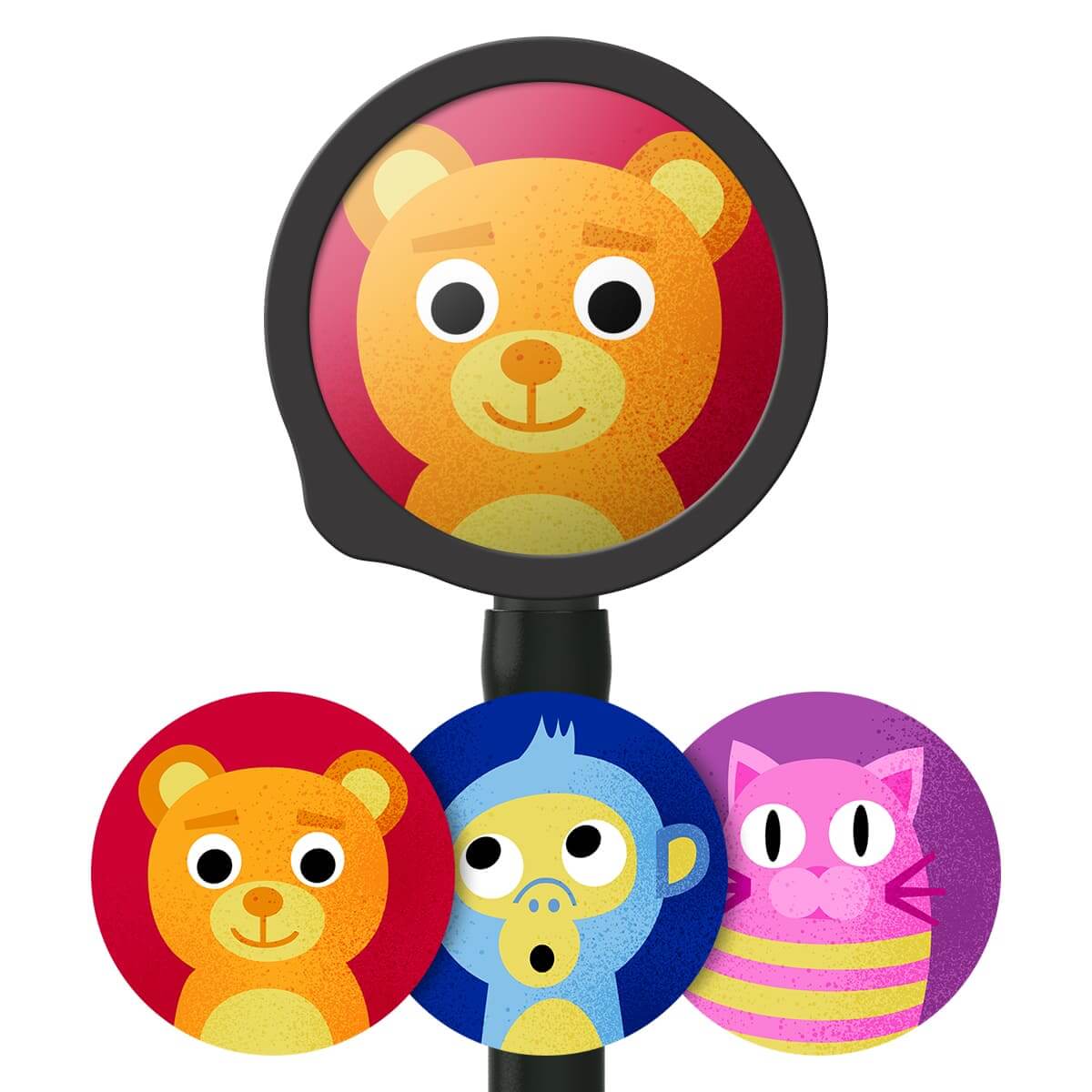 Bedruckte Fiberglas-Membransets "Drums"  Bedruckte Fiberglas-Membransets "Drums"