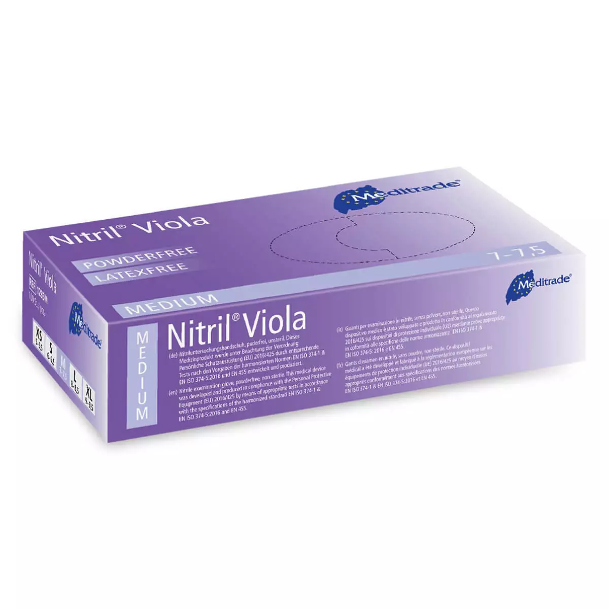  Gants d'examen Nitril Viola