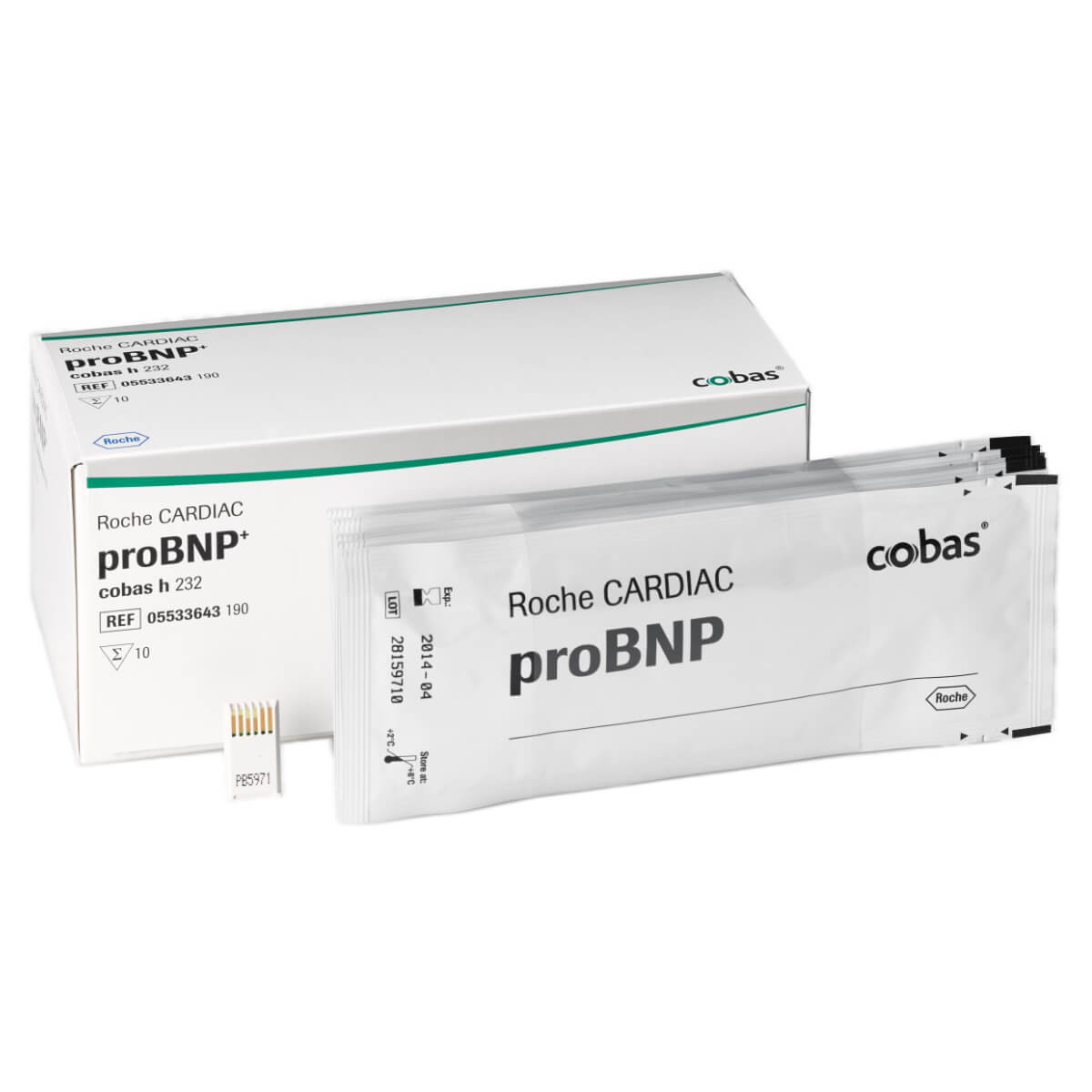 CARDIAC NT-proBNP Teststreifen für cobas h 232  CARDIAC NT-proBNP Teststreifen für cobas h 232