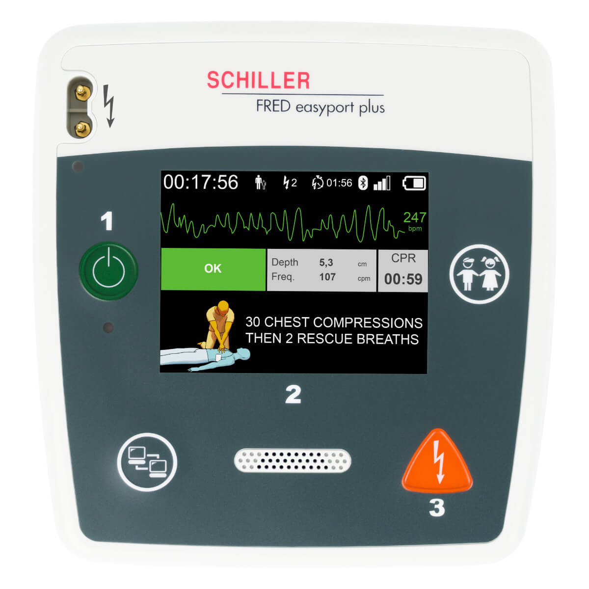 FRED easyport plus FIRST Defibrillator  FRED easyport plus FIRST Defibrillator