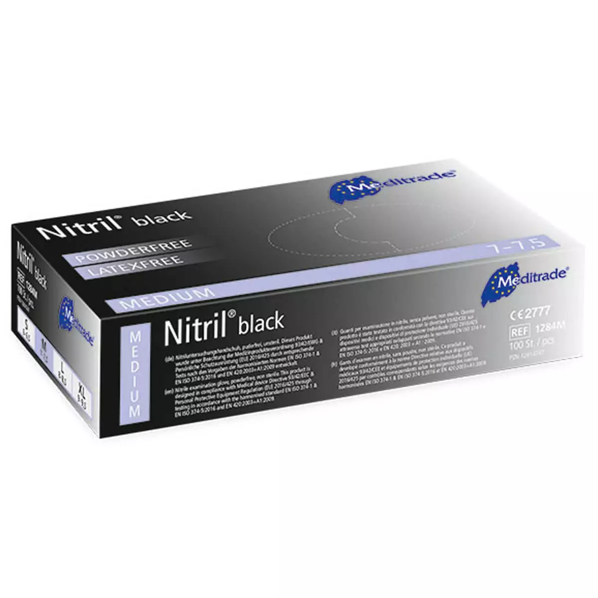  Nitril Black Handschuhe