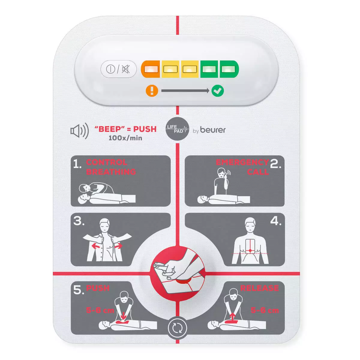  Aide à la réanimation Lifepad by Beurer