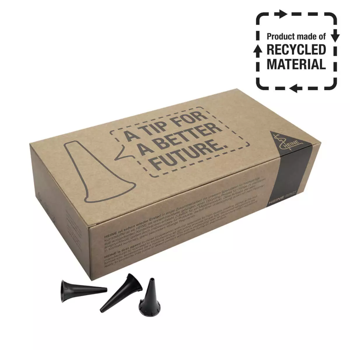  HEINE AllSpec EcoTips Einweg-Ohrtips aus recyceltem Kunststoff