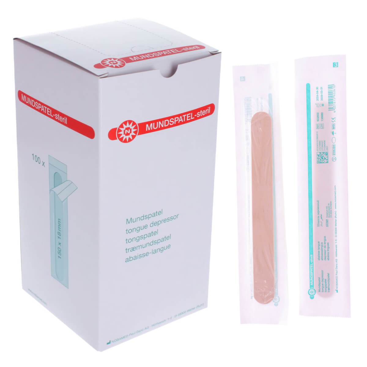 Holzmundspatel, steril  Holzmundspatel, steril