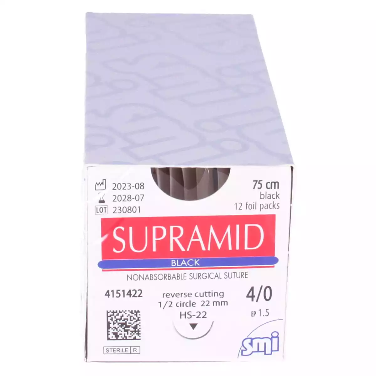  Matériel de suture Supramid Black