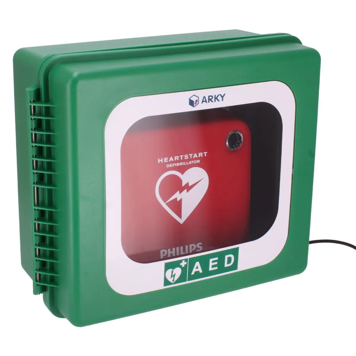 AED-Schrank mit Alarm für den Außenbereich AED-Schrank mit Alarm für den Außenbereich