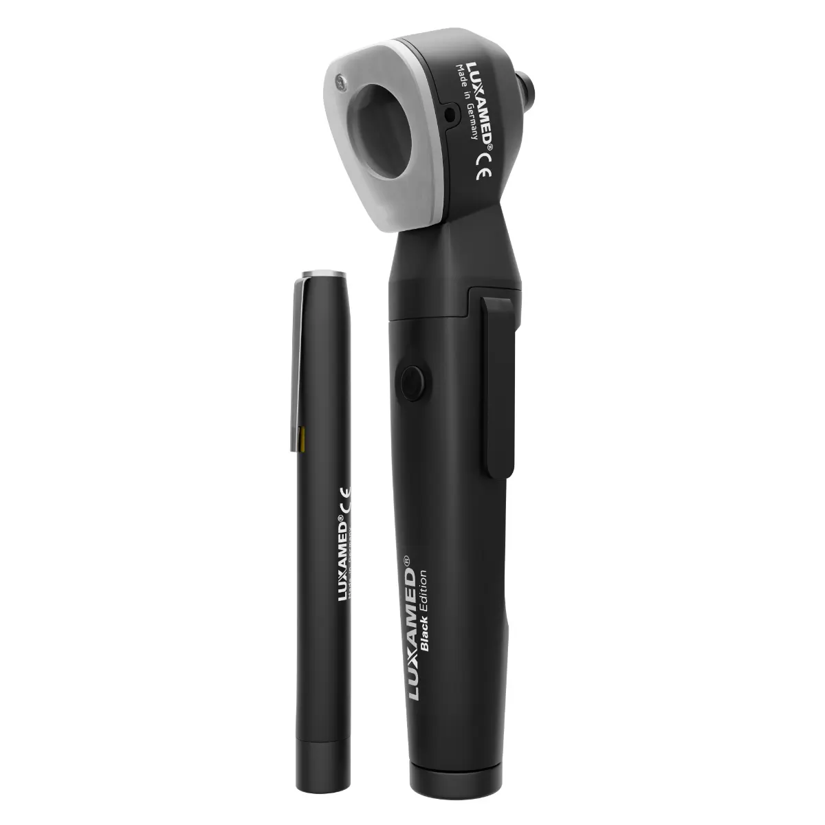 LuxaScope Auris Otoskop & Diagnostikleuchte im Black-Edition-Set LuxaScope Auris Otoskop & Diagnostikleuchte im Black-Edition-Set
