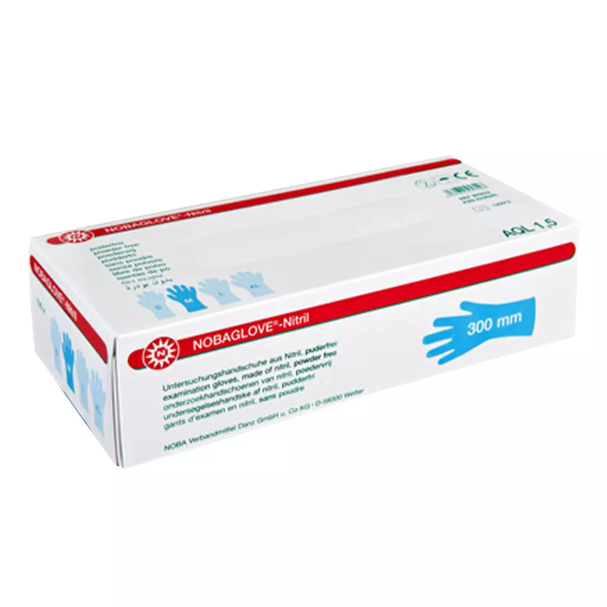  Gants d'examen extra-longs en nitrile NOBAGLOVE