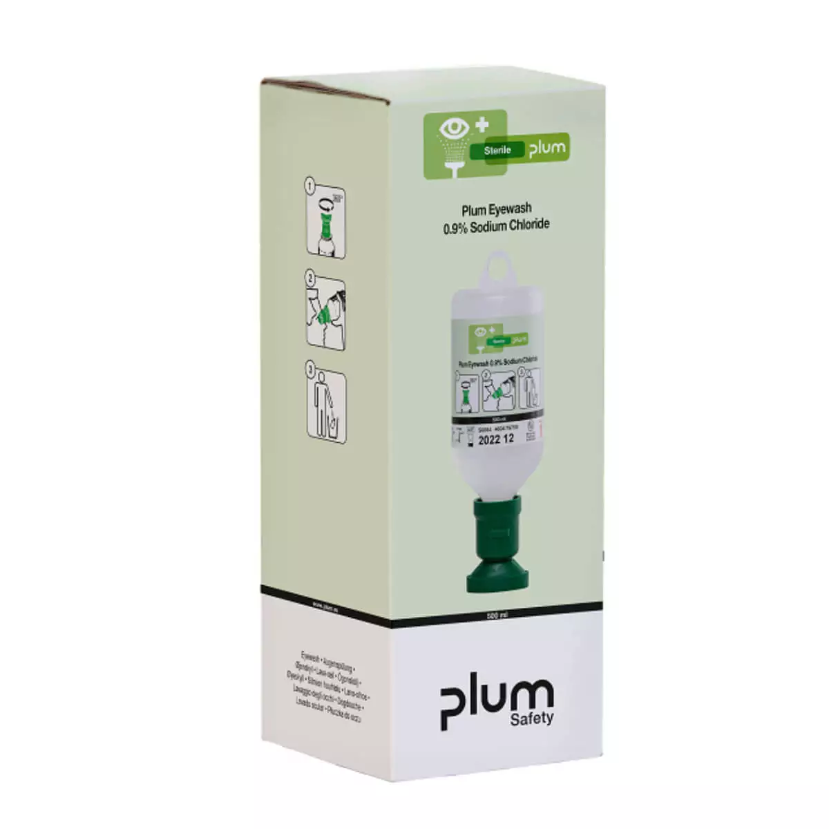  Lave-œil stérile avec NaCl 0,9 % - 500 ml
