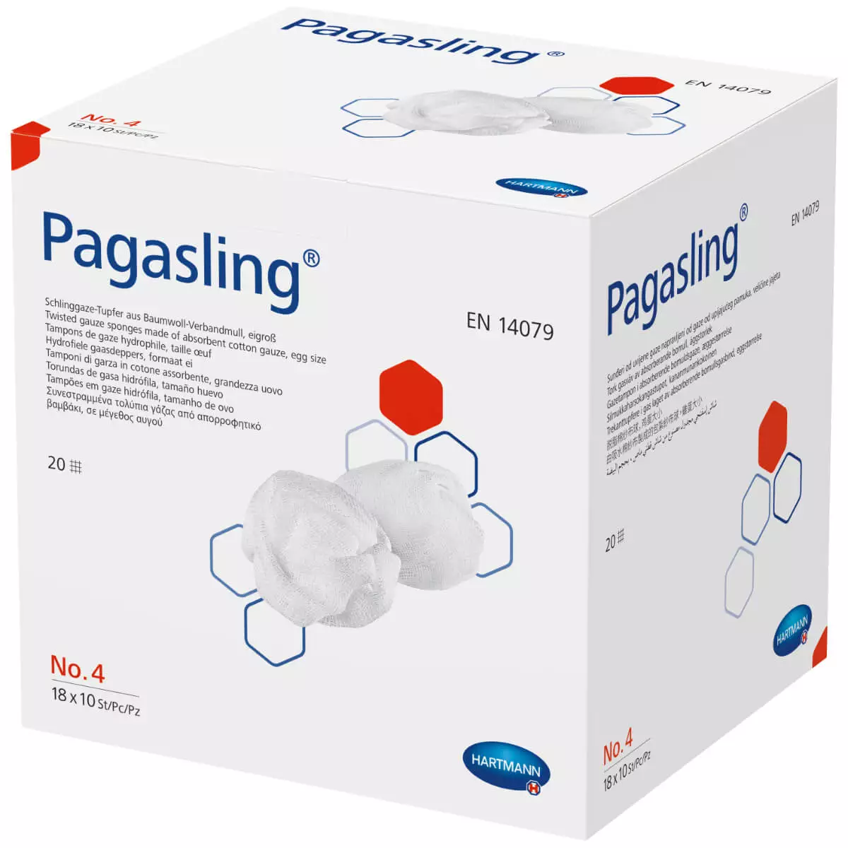  Tampon de gaze hydrophile stérile Pagasling