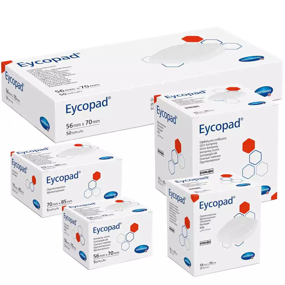  Compresses ophtalmiques Eycopad