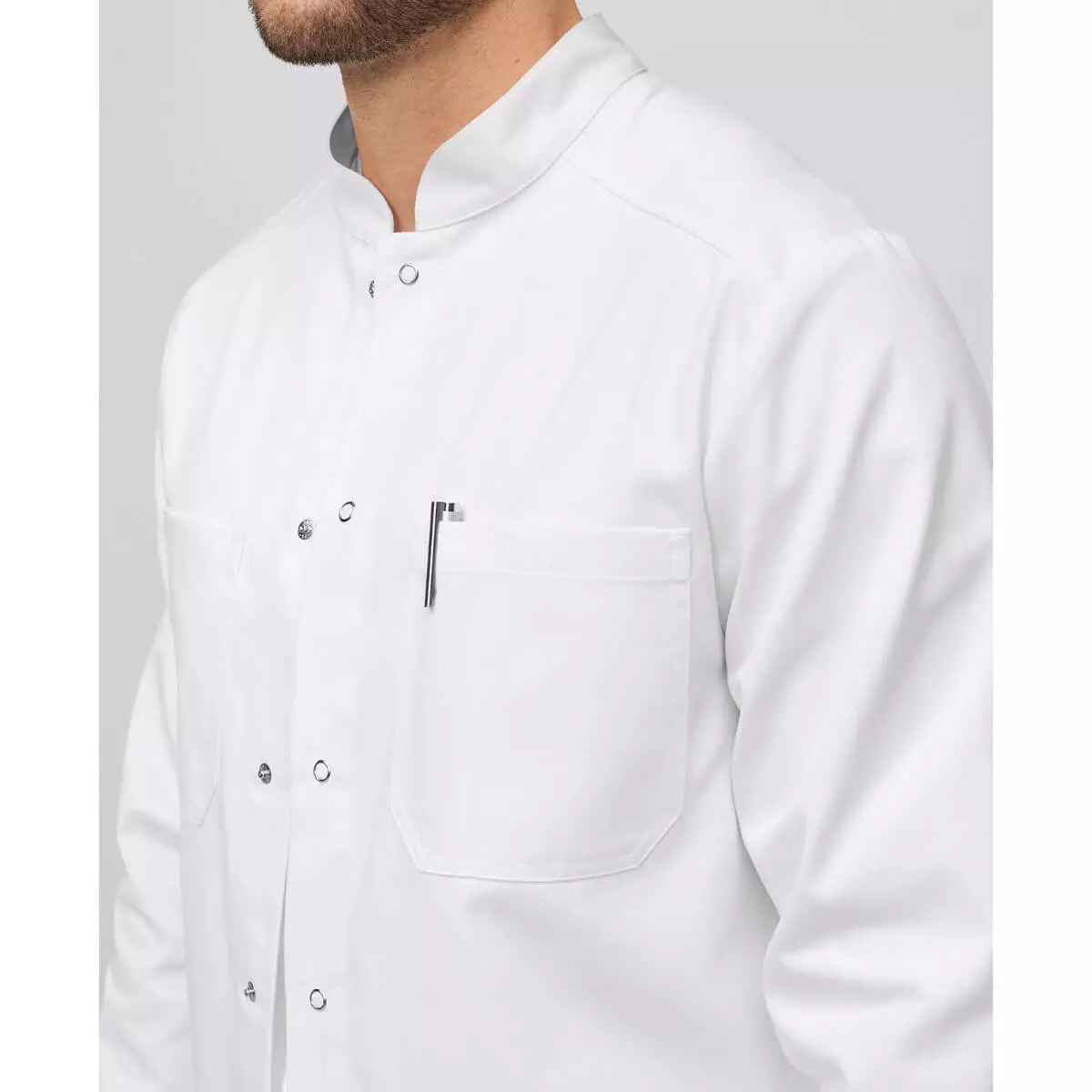  Blouse médicale blanche pour homme