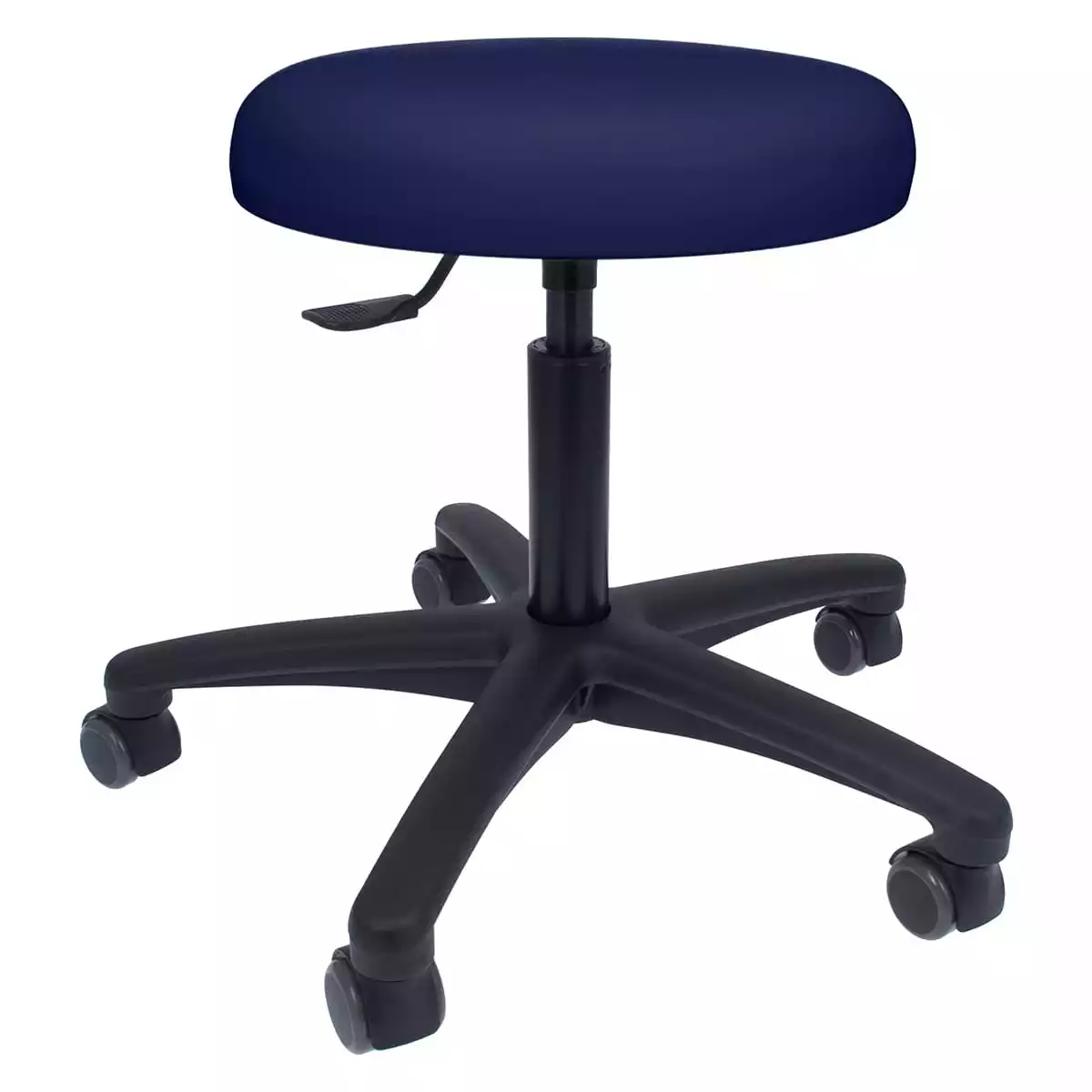  Tabouret roulant pivotant avec piétement en plastique