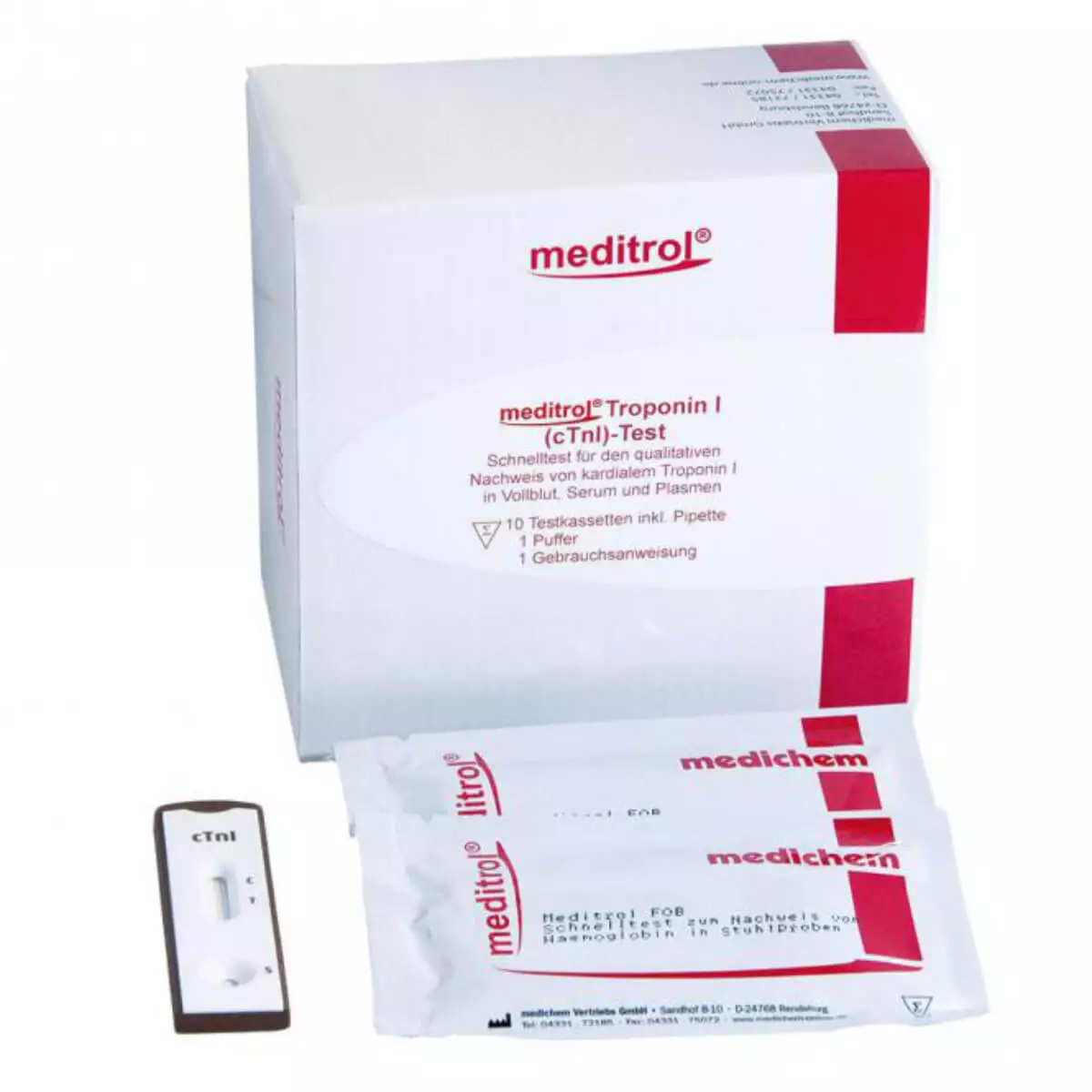  Test Meditrol Troponin I (cTnl)