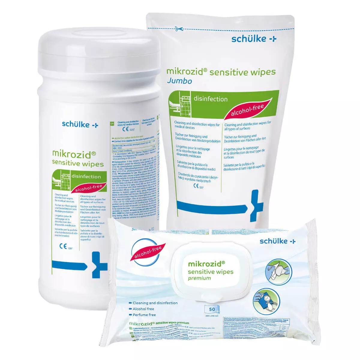  Lingettes désinfectantes mikrozid sensitive wipes
