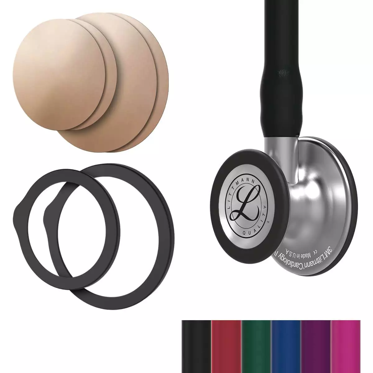 Spar-Bundle: Littmann® Cardiology IV™ Stethoskop + antimikrobielle Kupfermembran "Drums"