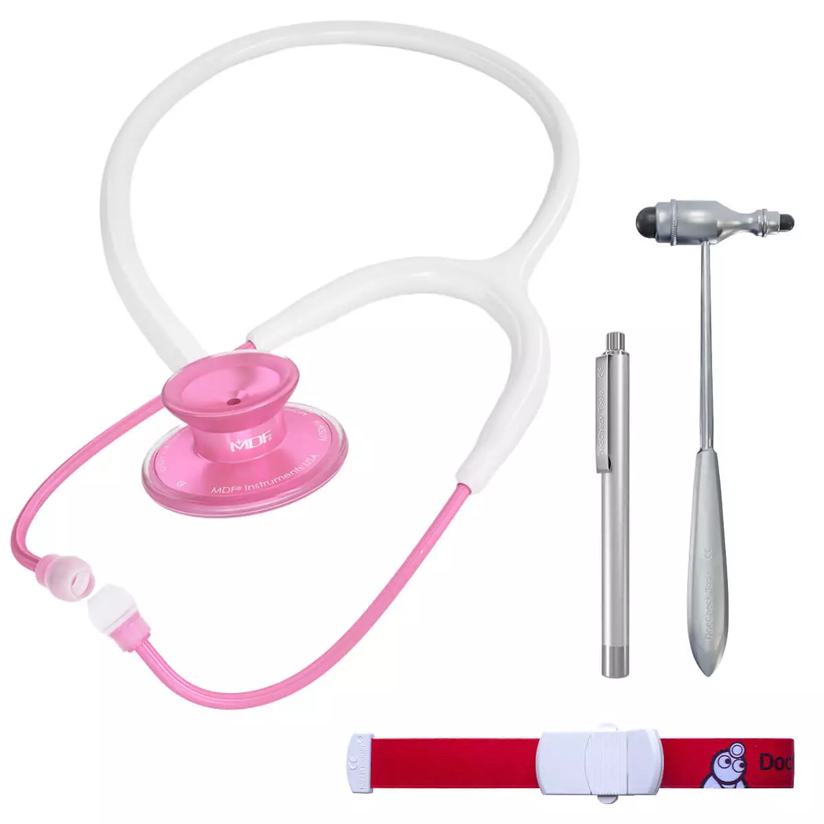  PJ/U-Kurs-Set Acoustica Stethoskop Rosa