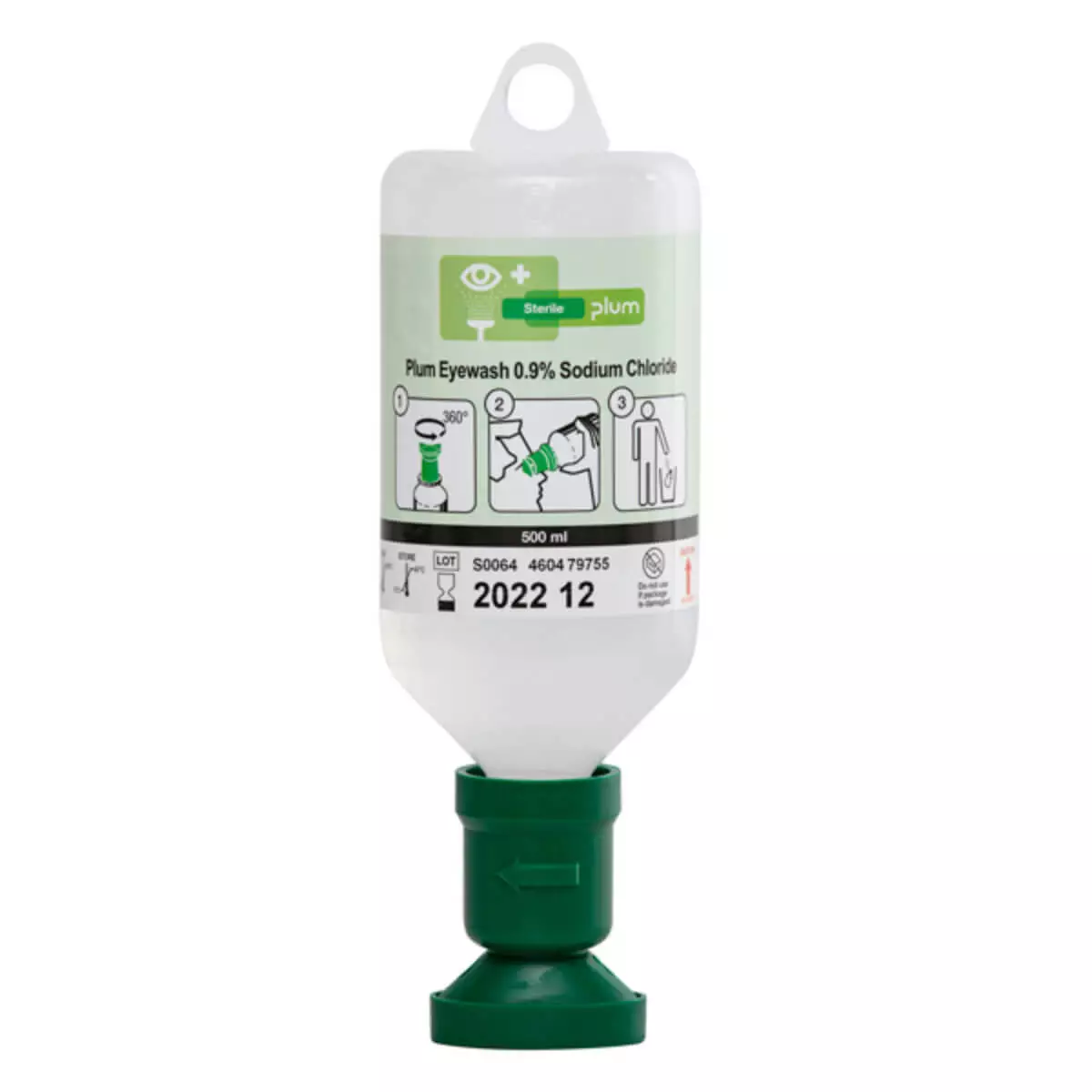  Lave-œil stérile avec NaCl 0,9 % - 500 ml
